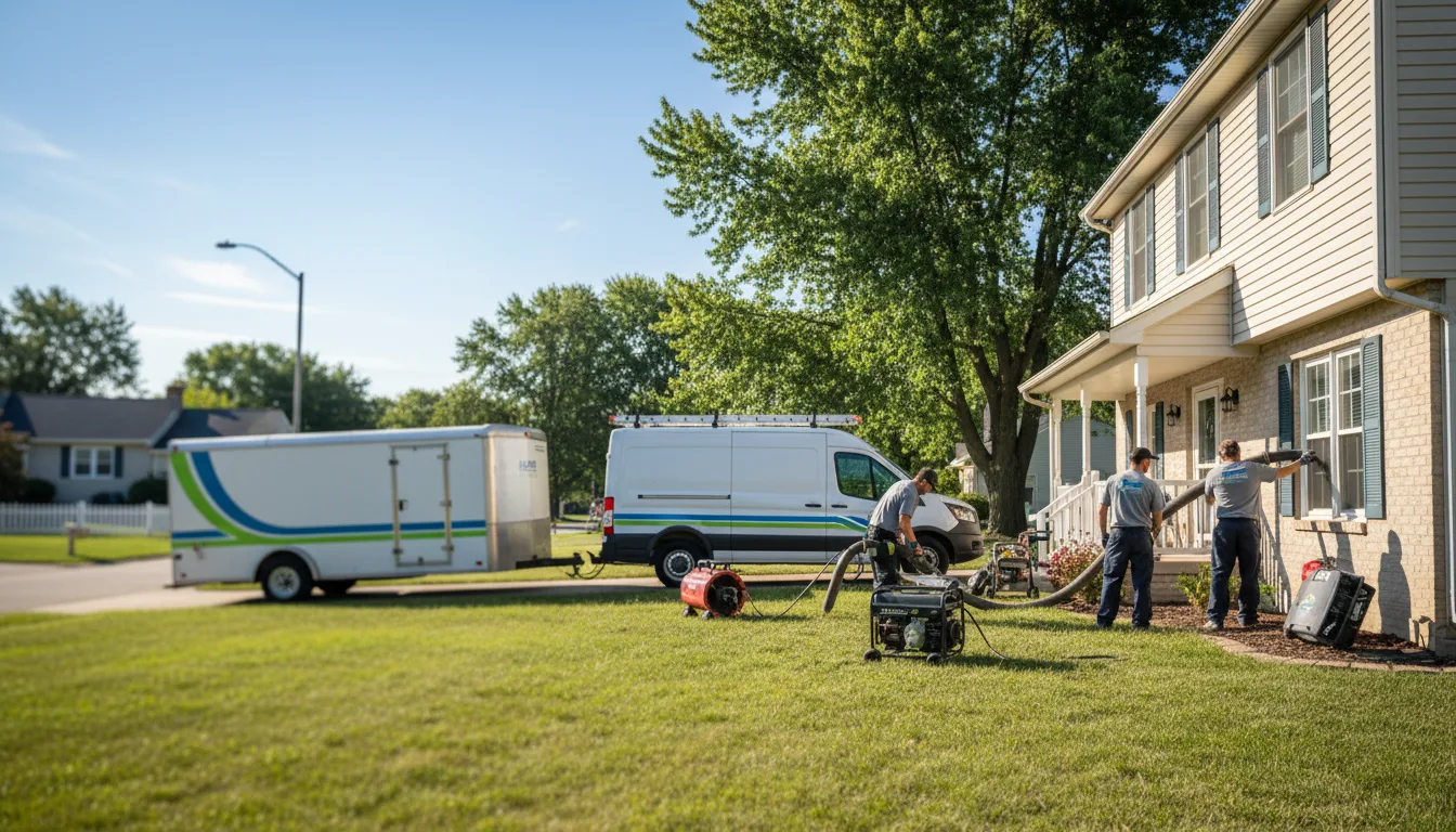 Flooded Basement Restoration And Cleanup With Repair in Boss, MO near me